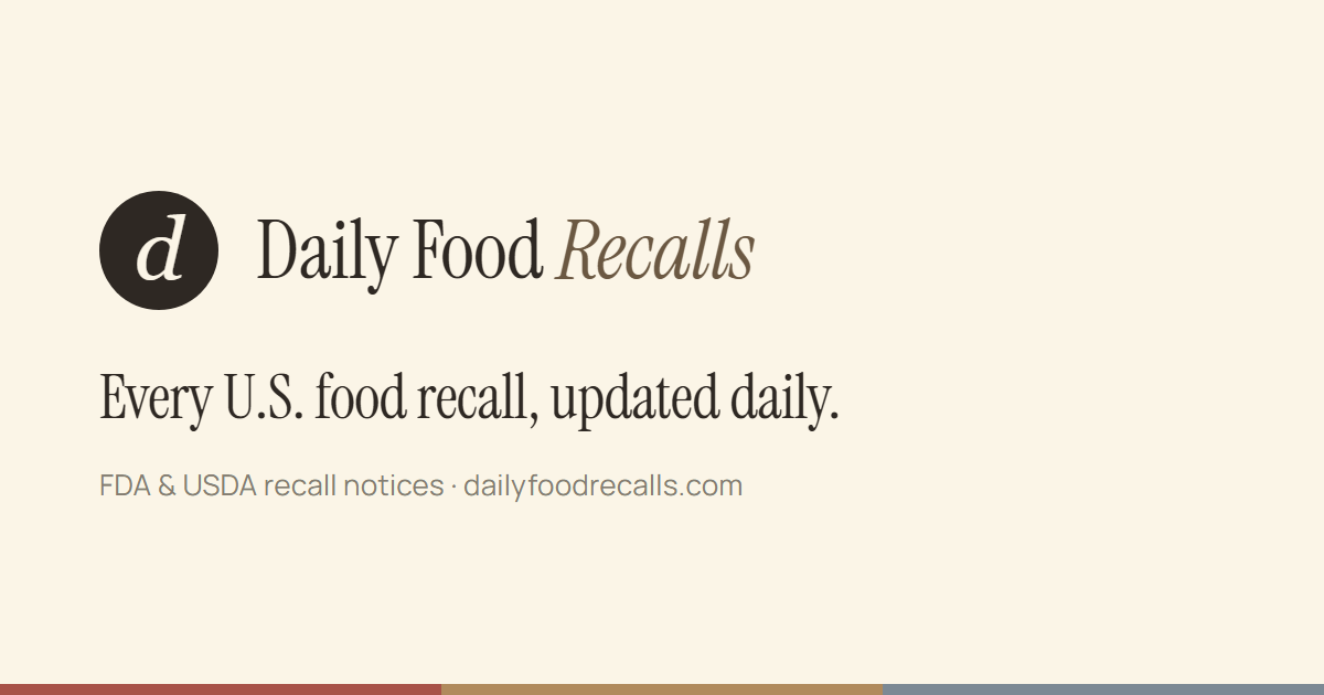 Alkegen Undeclared shellfish allergen food recalls (October 15, 2026) — Daily ...